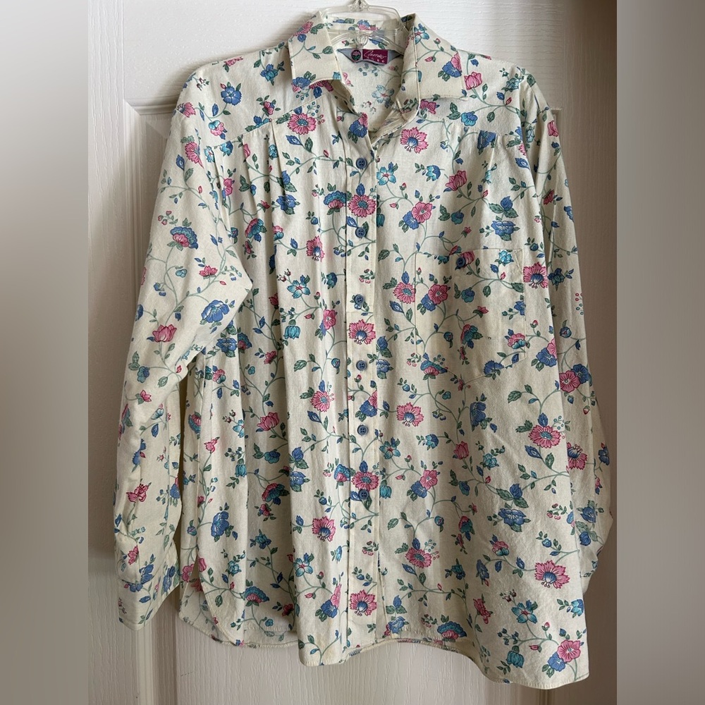 Cameo Rose long sleeve blouse